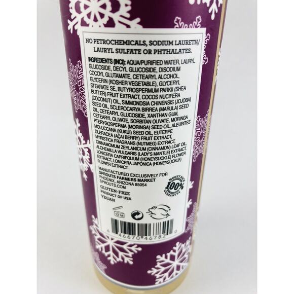 Sprouts Essentials Sugar Plum Hand Wash Soap Vegan Gluten Free Moisturizing 88% - Picture 5 of 7